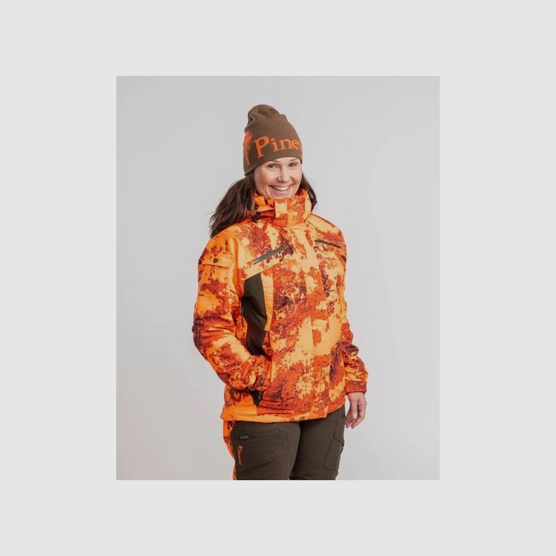 Pinewood Damen Jacke Hunter Pro Extreme 2.0 Camou Strata Blaze