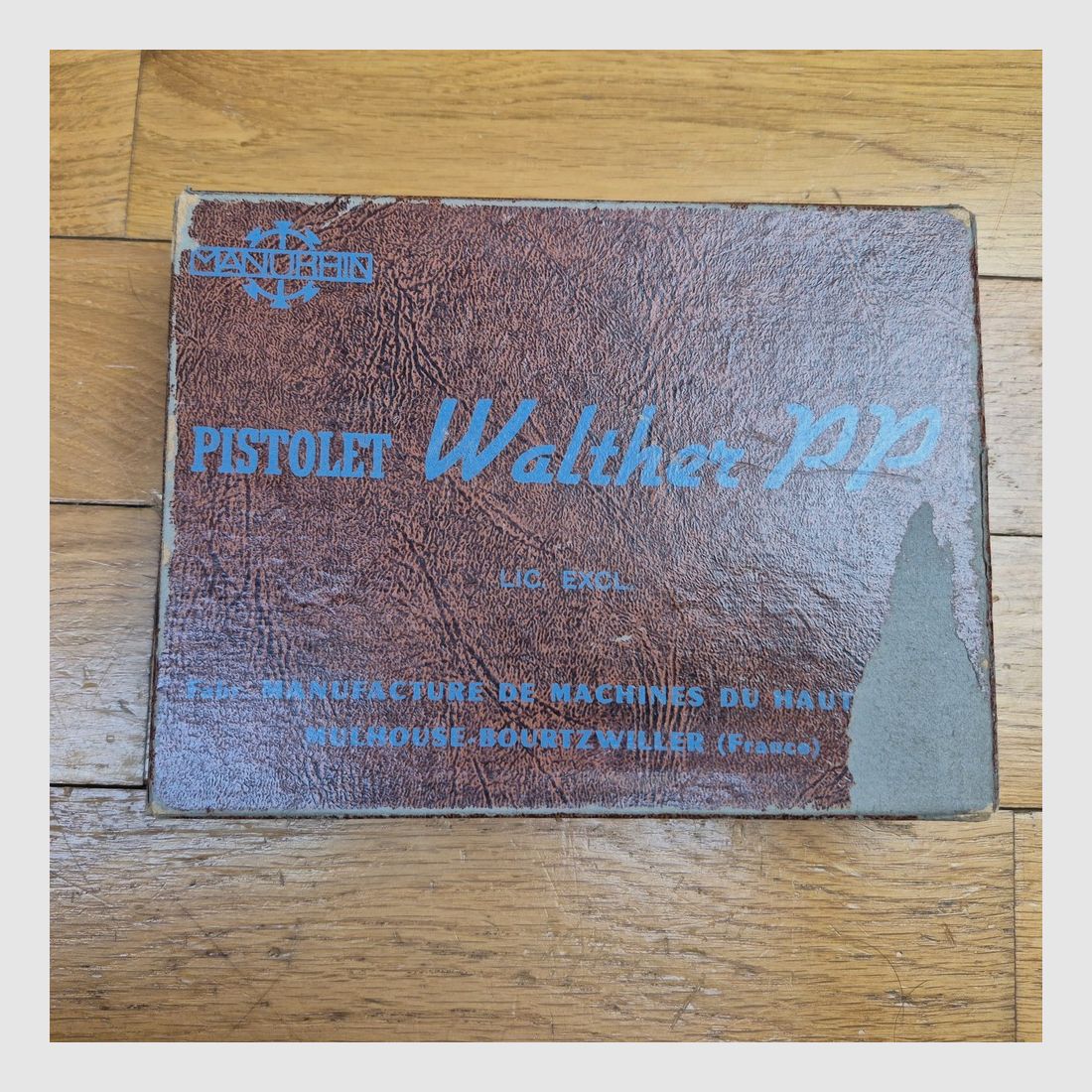 Sehr schöner Walther PP von Manurhin unter exklusiver Lizenz von Walther – Kal. 7,65mm – 2 Originalmagazine – Sammlerstück in Originalbox mit Anleitung, Zielscheibe und Reinigungsset – Seltenes Exemplar von 1954! – Perfekte Mechanik – Neuer Spiegel-Lauf – Zustand nahezu neu – TBE++, Bild 2 von 28
