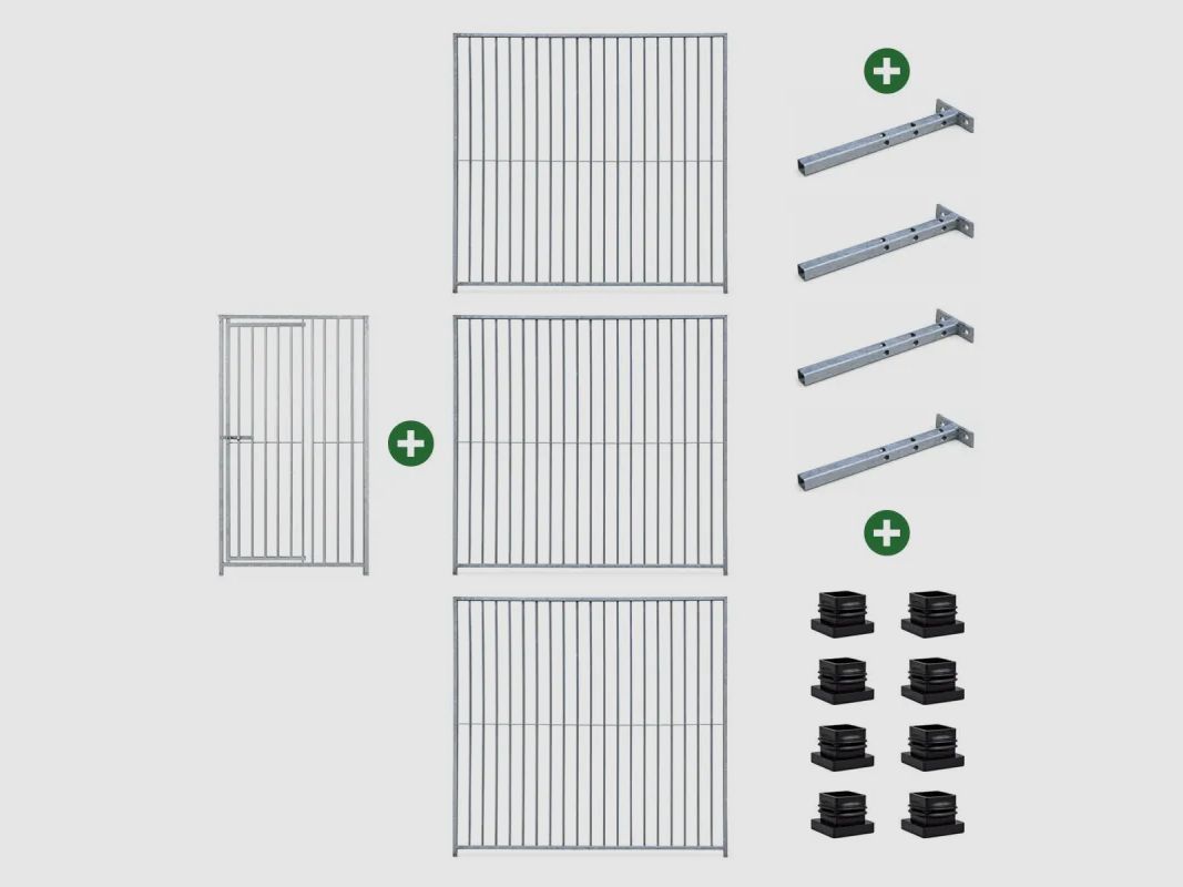 Hundezwinger quadratische Gitter 1,50 x 1,50 m, Bild 4 von 12
