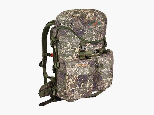 Mochila de caza con bolsillo para rifle Suede Camo 65 litros PF Pro Nature by Marsupio