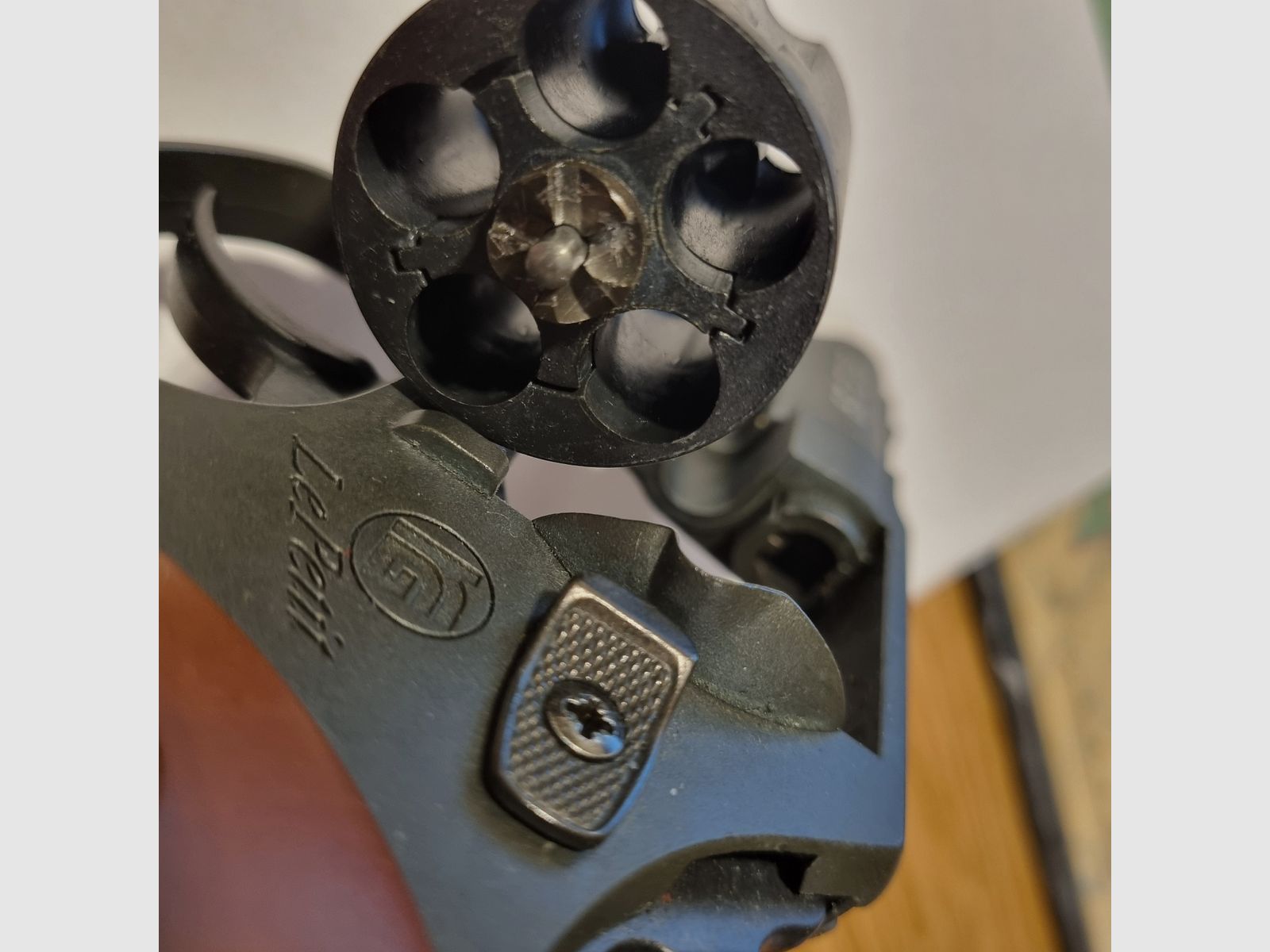 Röhm RG 59 Le Petit, 9mm, PTB 527 old version, blued, plus 50 cartridges