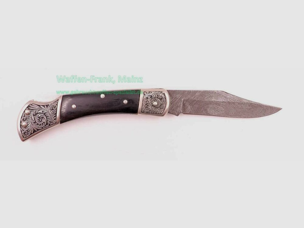 Herbertz Messer Damast Gravur Vintage