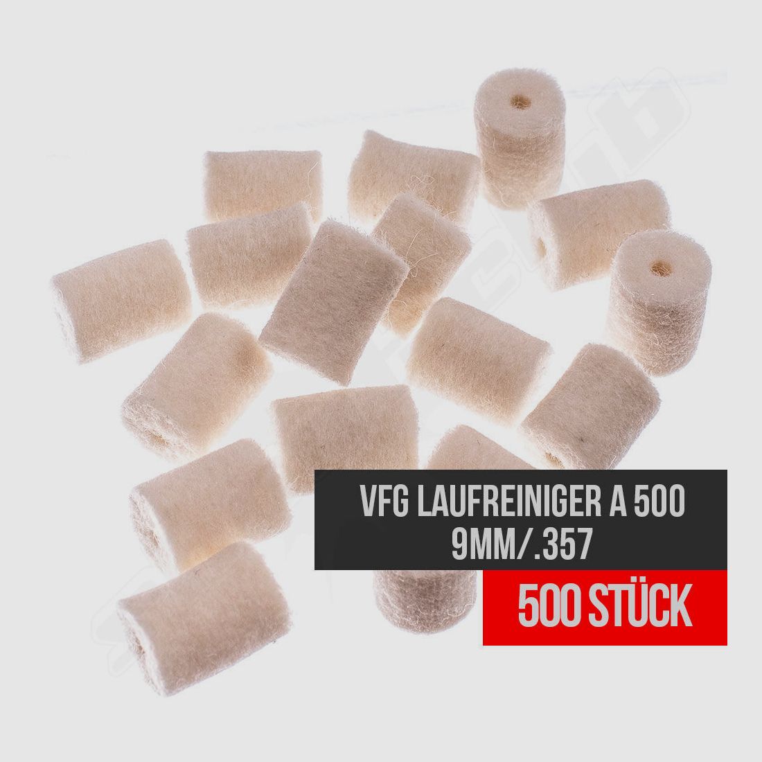 VFG A 500 Büchsen Laufreiniger für 9 mm/.357 - 500 Stk.