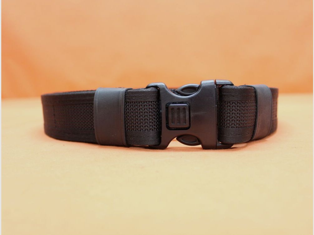 Höppner & Schumann/H&S H&S/ Höppner&Schumann Ausrüstungskoppel 40mm schwarz mit Innen- und Außenkoppel Größe S