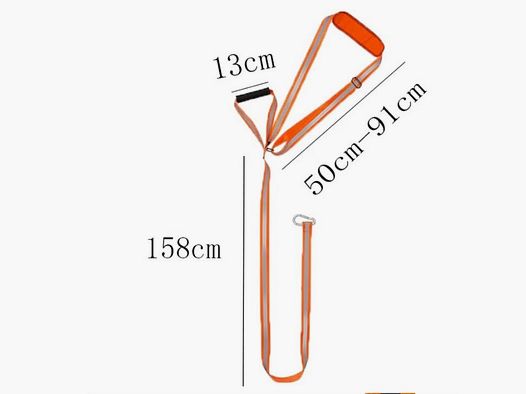 Bergegurt Wildbergehilfe Bergehilfe Leine Deer Drag Jagd Wild