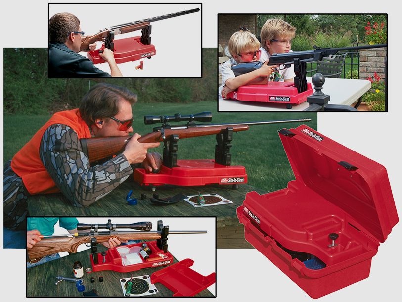 MTM Reinigungs- & Schießauflage mit Transportkoffer SNCC-30 rot