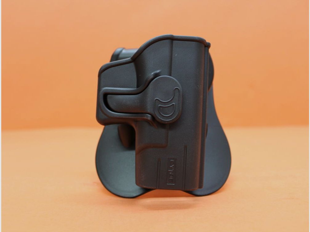 Funda Cytac CYTAC R-Defender Nivel II (CY-G43) Glock 43 derecha de polímero negro con paddle