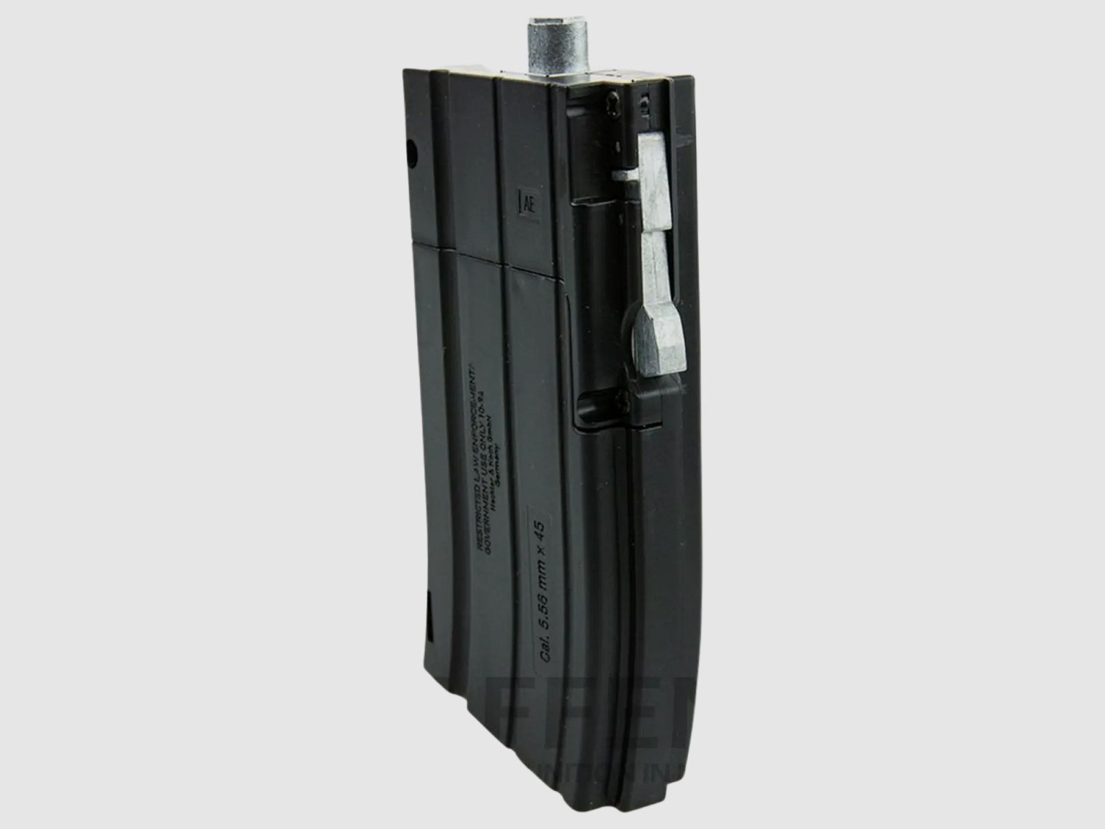 HK416 A5 Cargador de repuesto CO2 para calibre 4,5mm BB de acero