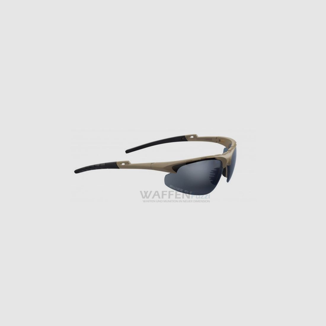 Swiss Eye Apache Schießbrille braun mit 3 Wechselgläser
