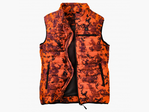 il Lago Red Level Heizweste Feuerland Herren (Orange Camouflage) | XL/2XL