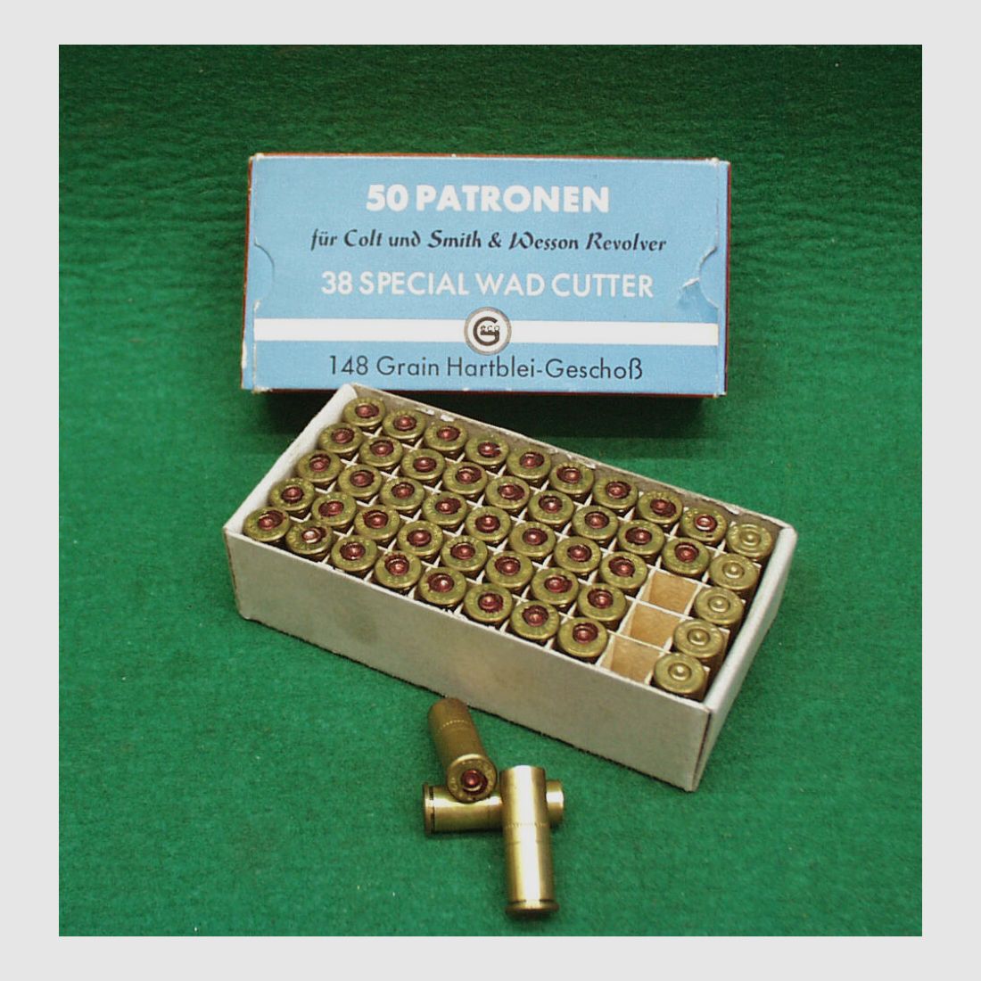 GECO + SAKO Hülsen Kal.38Special, gebraucht