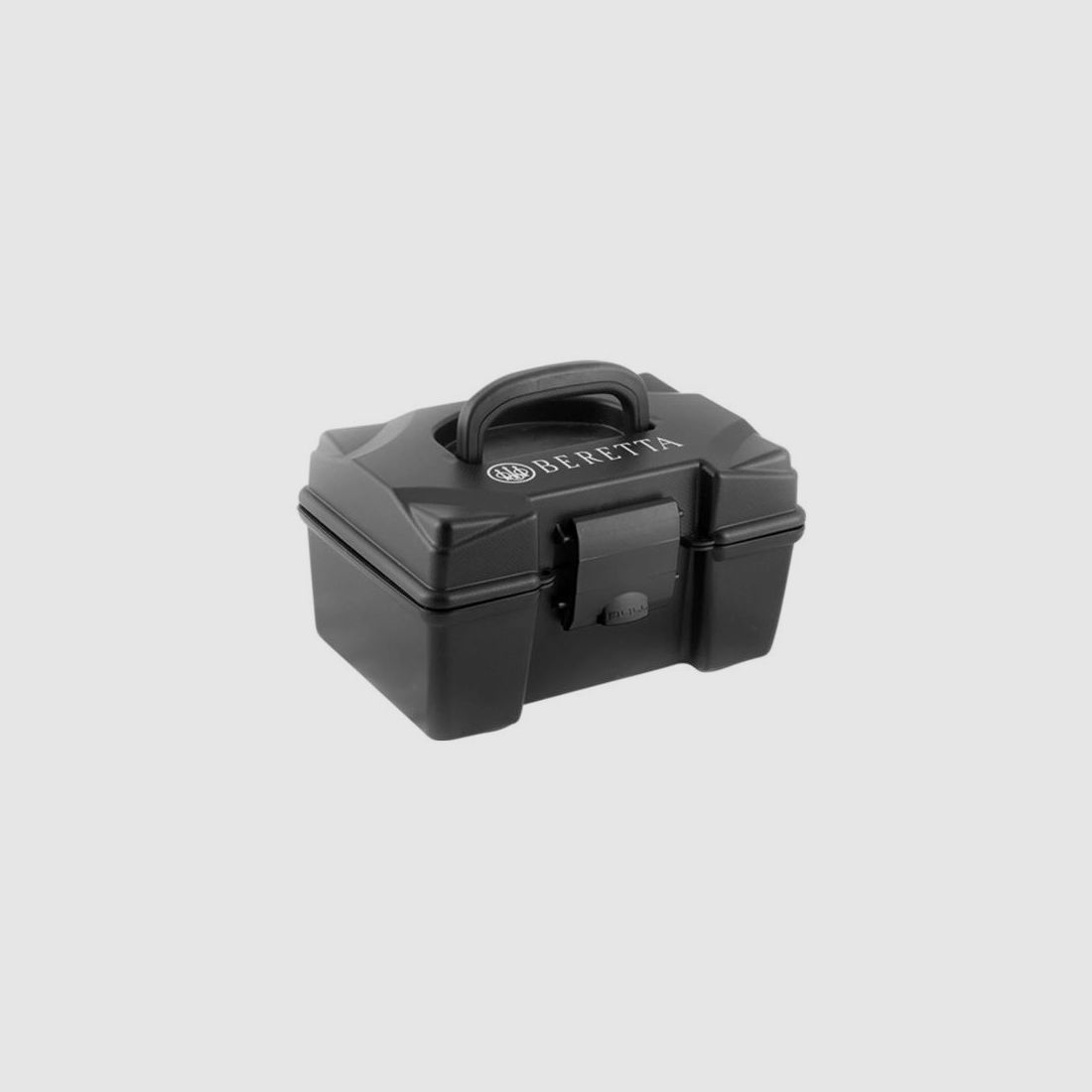 Hartschalenkoffer für 12 Kaliber Patronen schwarz 100 Stück Art. E02870 BERETTA, Bild 2 von 2