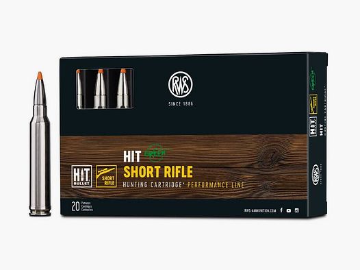 RWS Büchsenpatronen Kaliber .300 Win. Mag. HIT Short Rifle 165gr