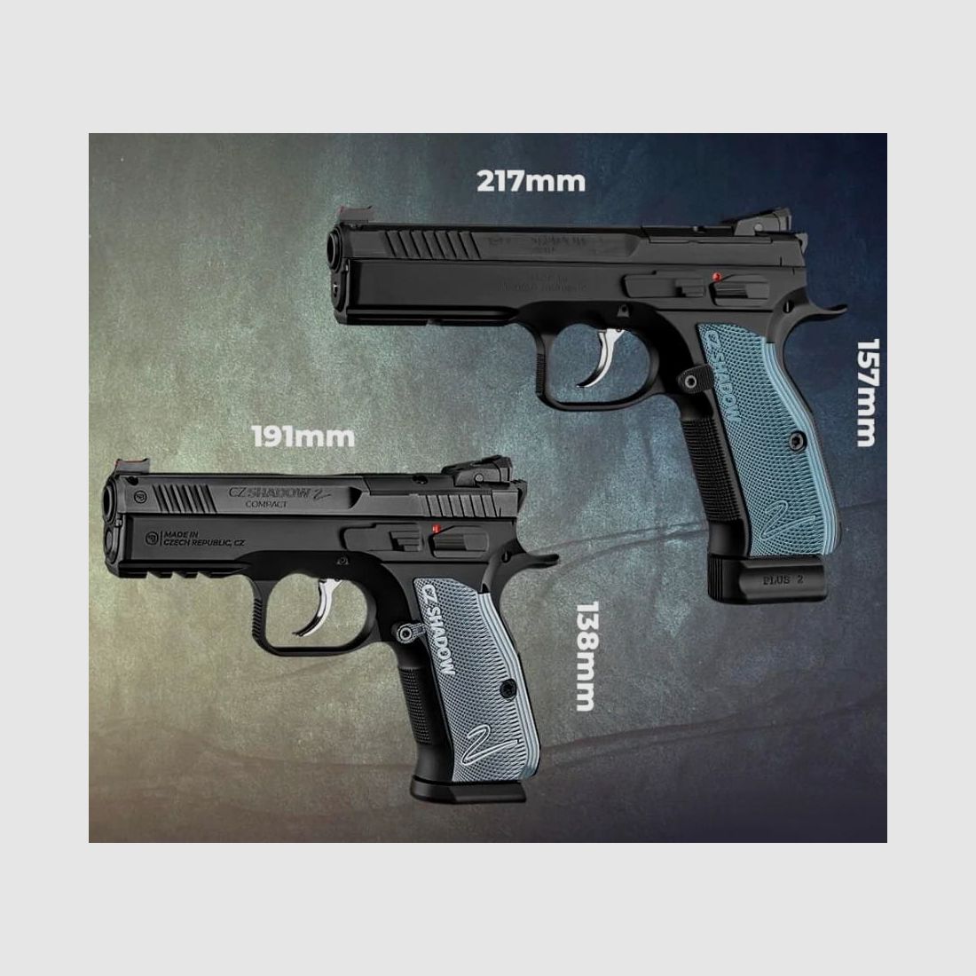 Pistola CZ Shadow 2 Compact OR cal. 9x19mm, immagine 8 di 8