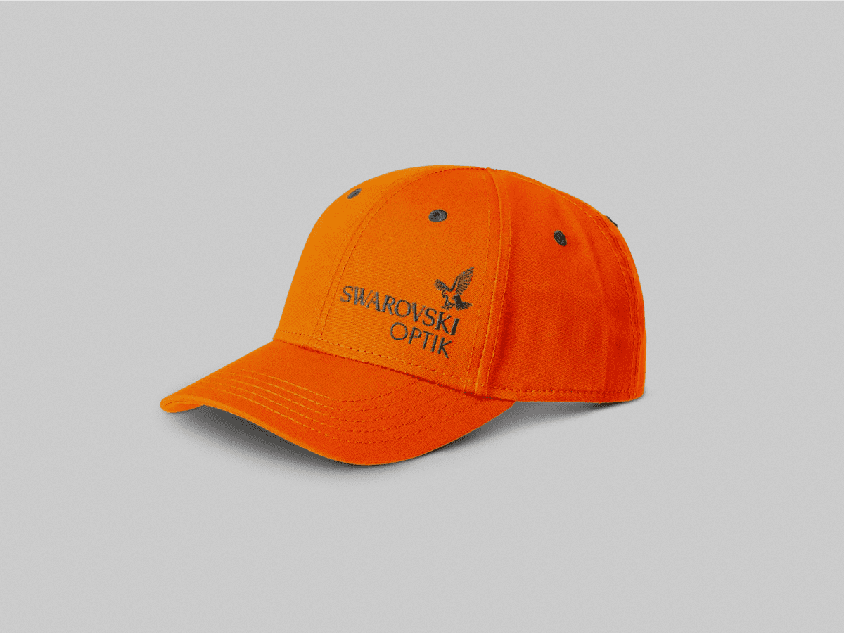 Casquette Swarovski orange projet cœur