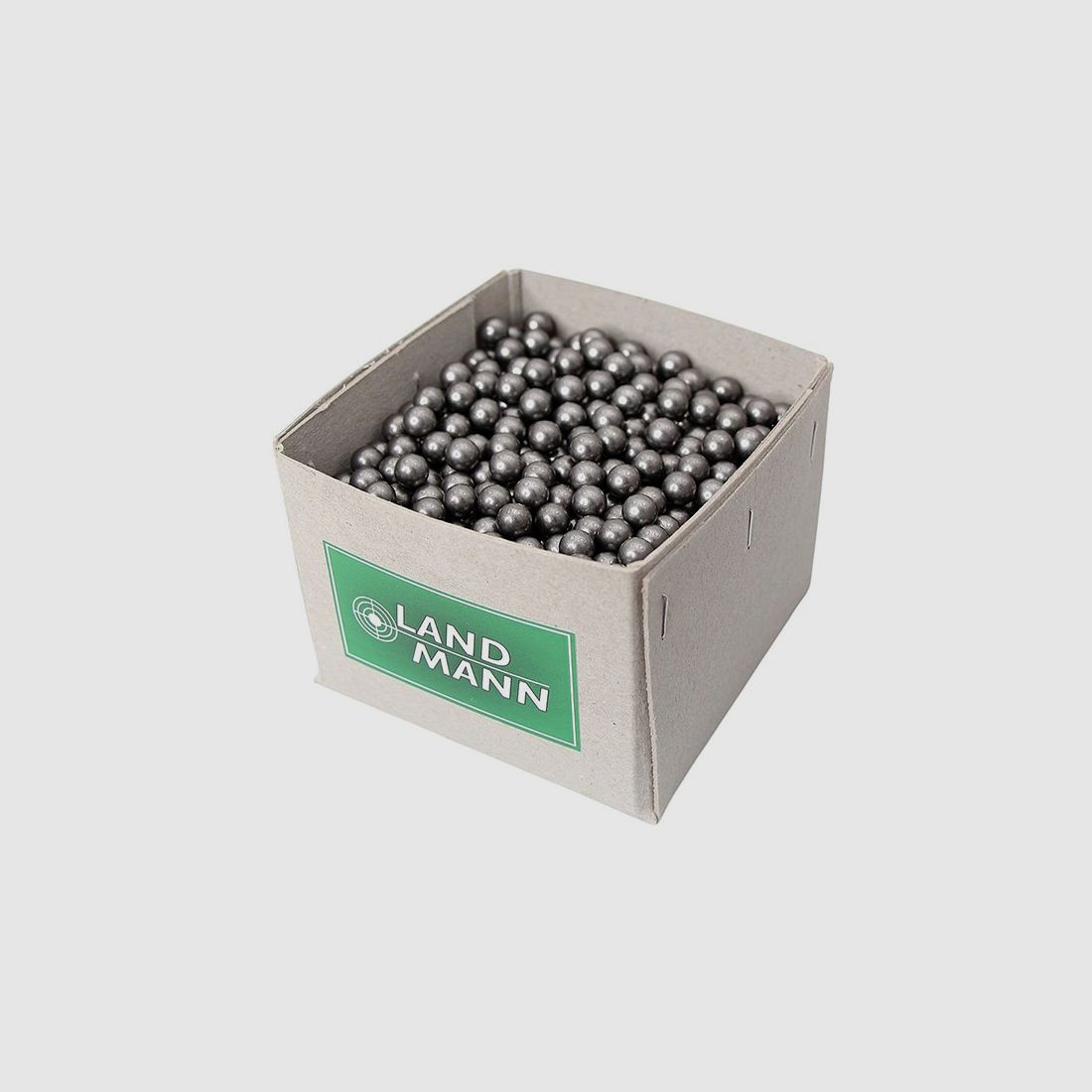Stahlkugeln fĂĽr Steinschleuder und Zwille Landmann poliert Kaliber 9 mm 1250 StĂĽck