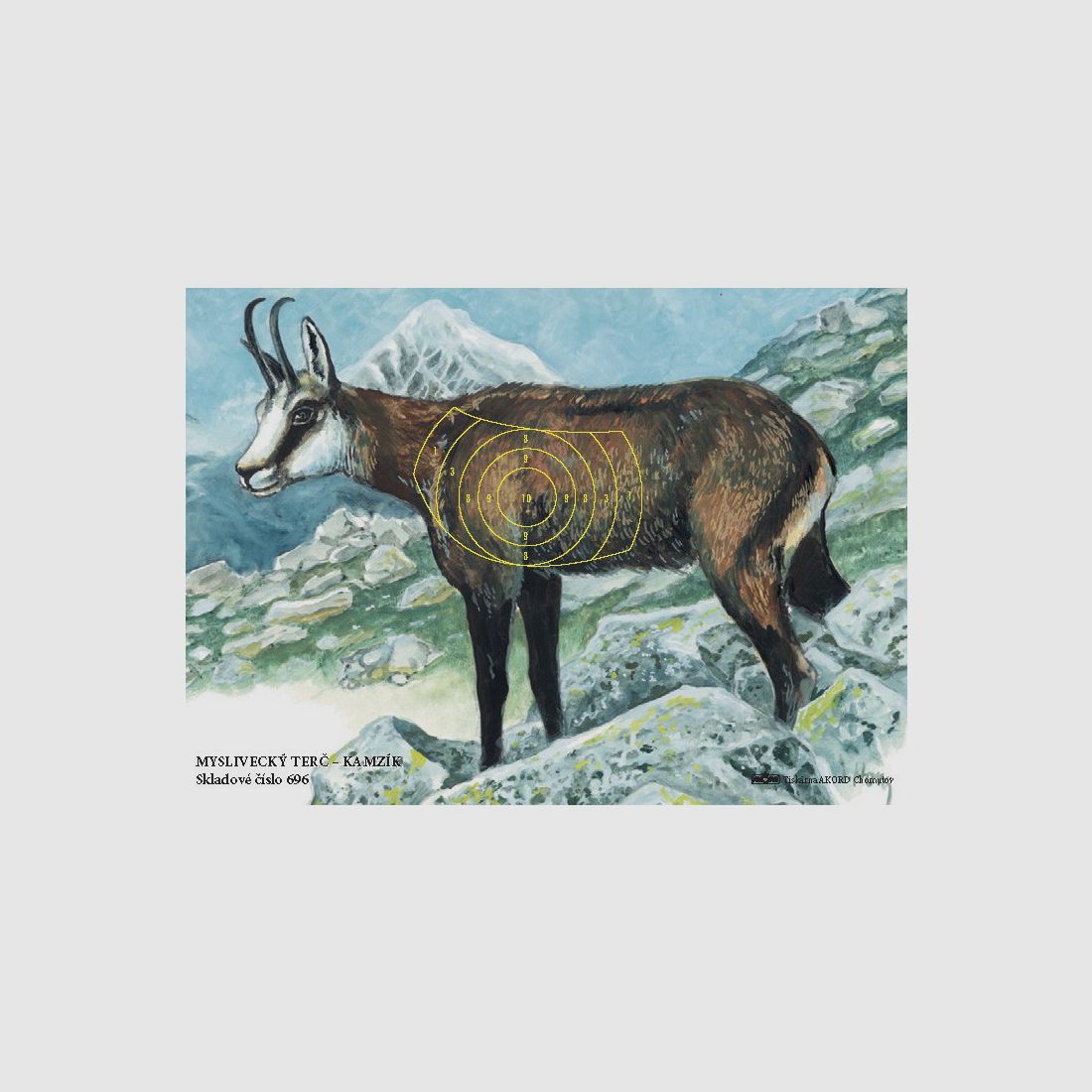 Hunting target chamois 10pcs.
