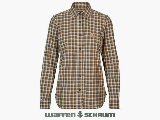 Härkila Bluse Fjell Dark Oliv Check