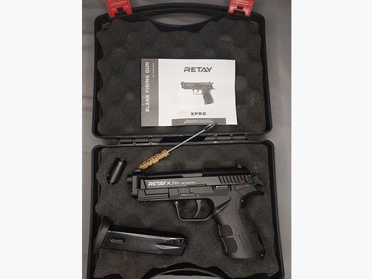 Retay X Pro pistola de fogueo 9mm P.A.K. niquelada (PTB 1041)