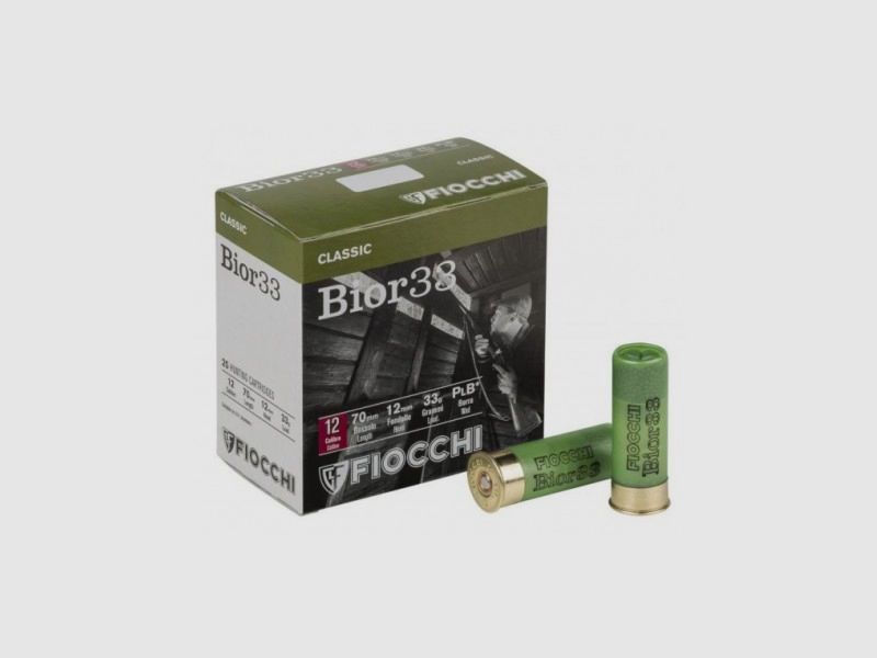 FIOCCHI Patronen BIOR 33 Kal.12 pb.10