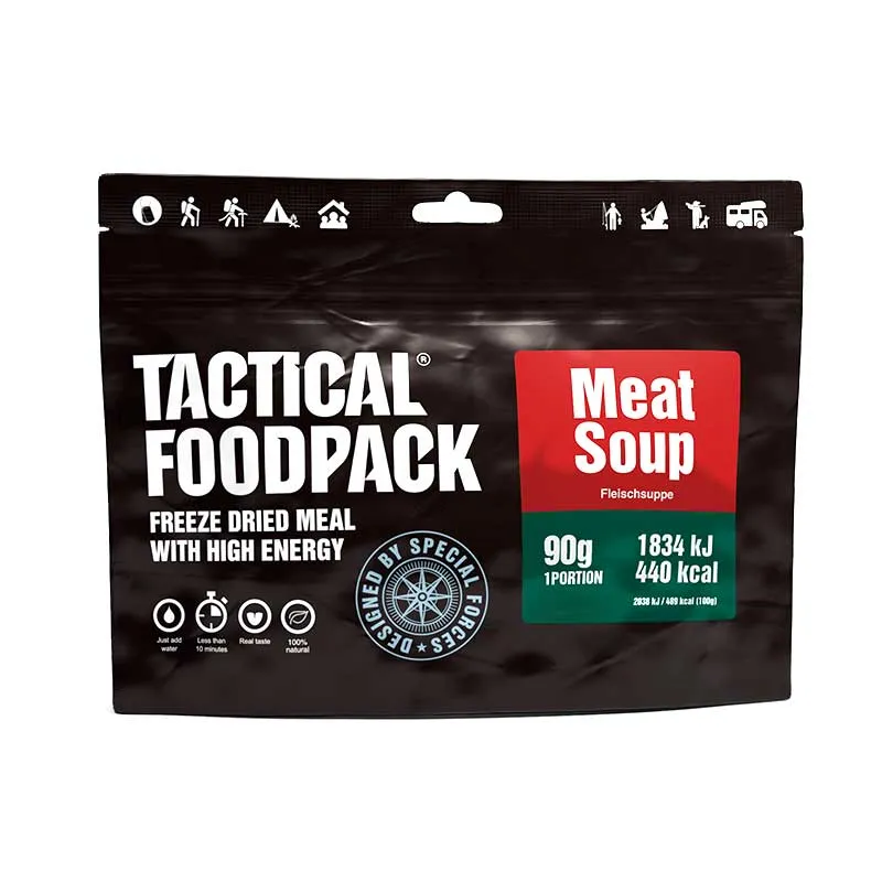 Liofilizowana zupa mięsna Tactical FoodPack Meat Soup, zdjęcie 1 z 2