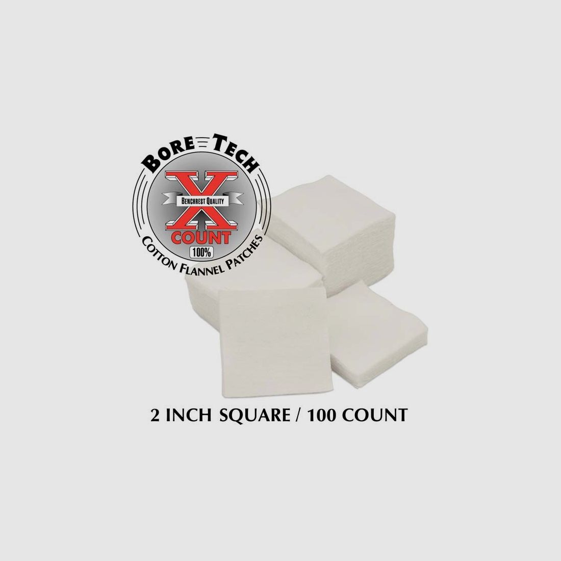 BoreTech Cleaning Patches Square 2" – 500 pcs., image 2 of 5