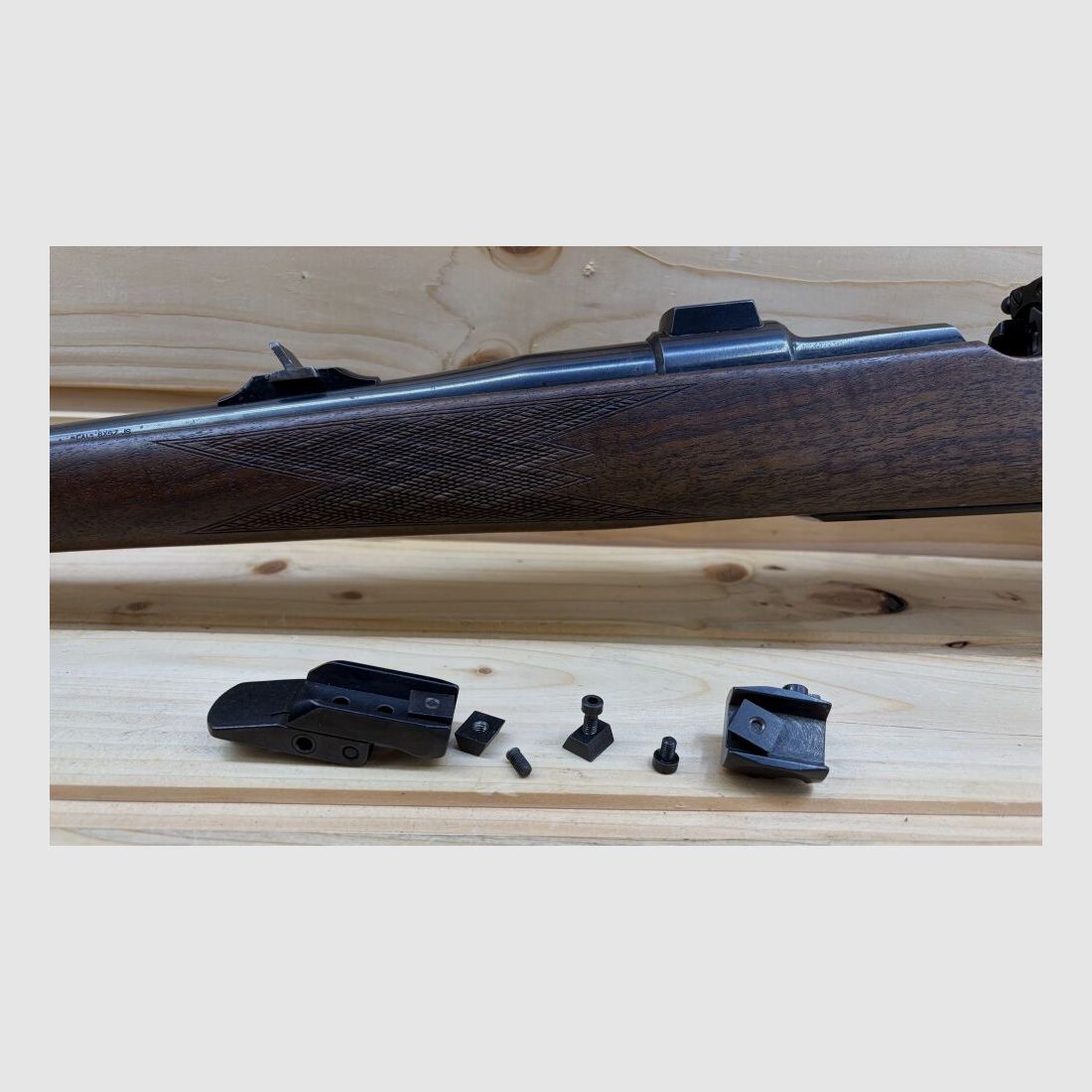 Repetierbüchse Voere Kufstein Mod. 98 Umbau, Kal.: 8x57IS mit EAW Schwenkmo 8x57JS