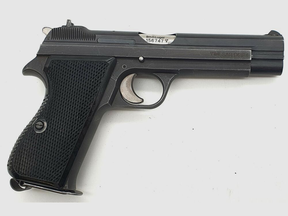 SIG	 Sport-/Matchpistole SIG P49/P210-2 im Kaliber 9x19 Komplett Nummerngleich!