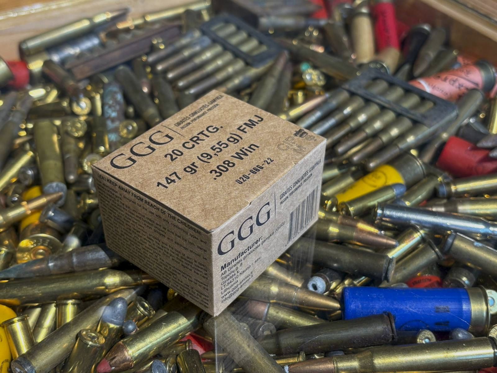 Büchsenpatronen GGG 308 Win. FMJ, Bild 2 von 35