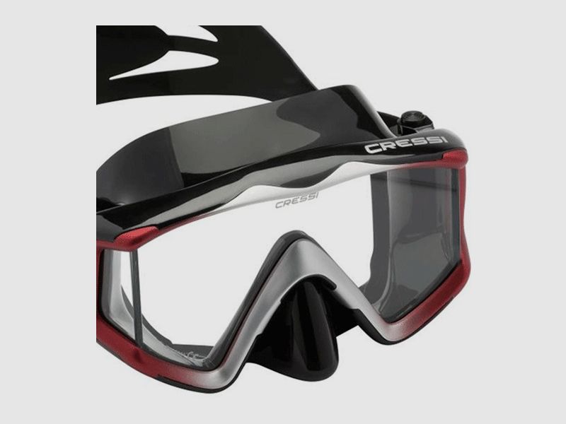 CRESSI LIBERTY TRISIDE DUNKELROT, Bild 2 von 2