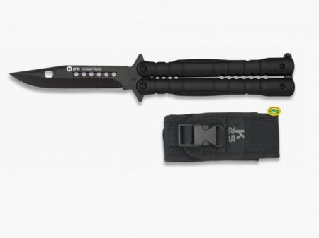 ALBAINOX Messer K25 Butterfly schwarz