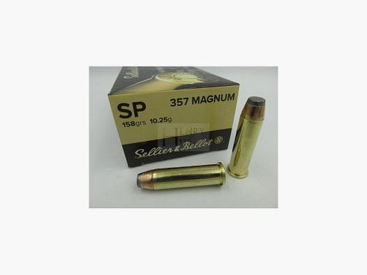 SELLIER BELLOT 357 MAG 158GR SP X50