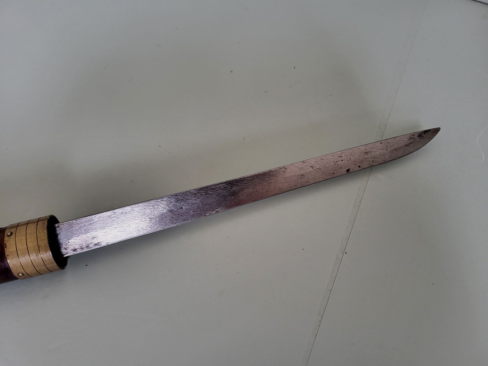 1 Pugnale in stile Liberty - Coltello per bastone da passeggio - 800 argento - Bruckmann & Sehne - 1890-1910