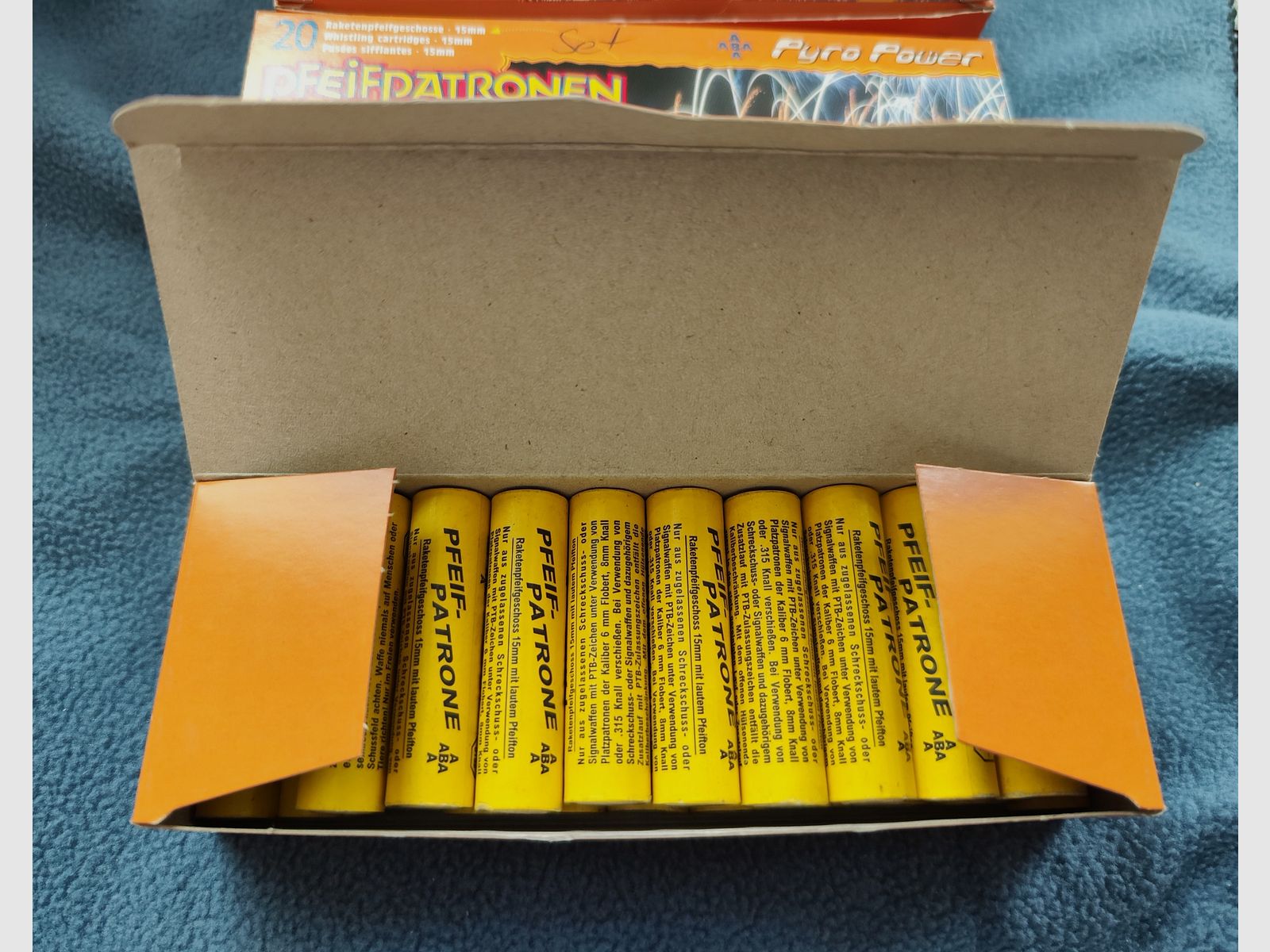 ABA Pfeifpatronen Xtra Raketenpfeifgeschosse 15 mm Pyro Power Akustik-Effekt