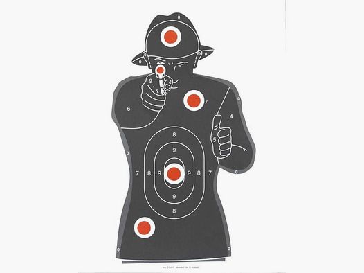 Silhouette Target 2 Colors 30x41 Paper