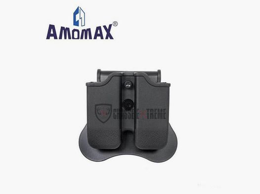 AMOMAX Universeller Magazinhalter außer 1911 Schwarz