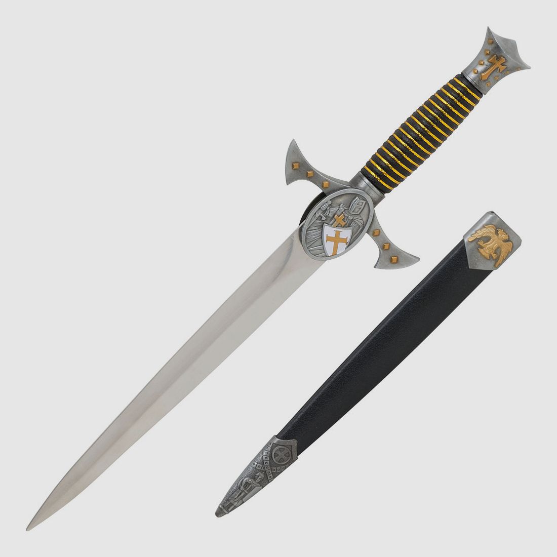 Tempelritter Dolch mit Scheide