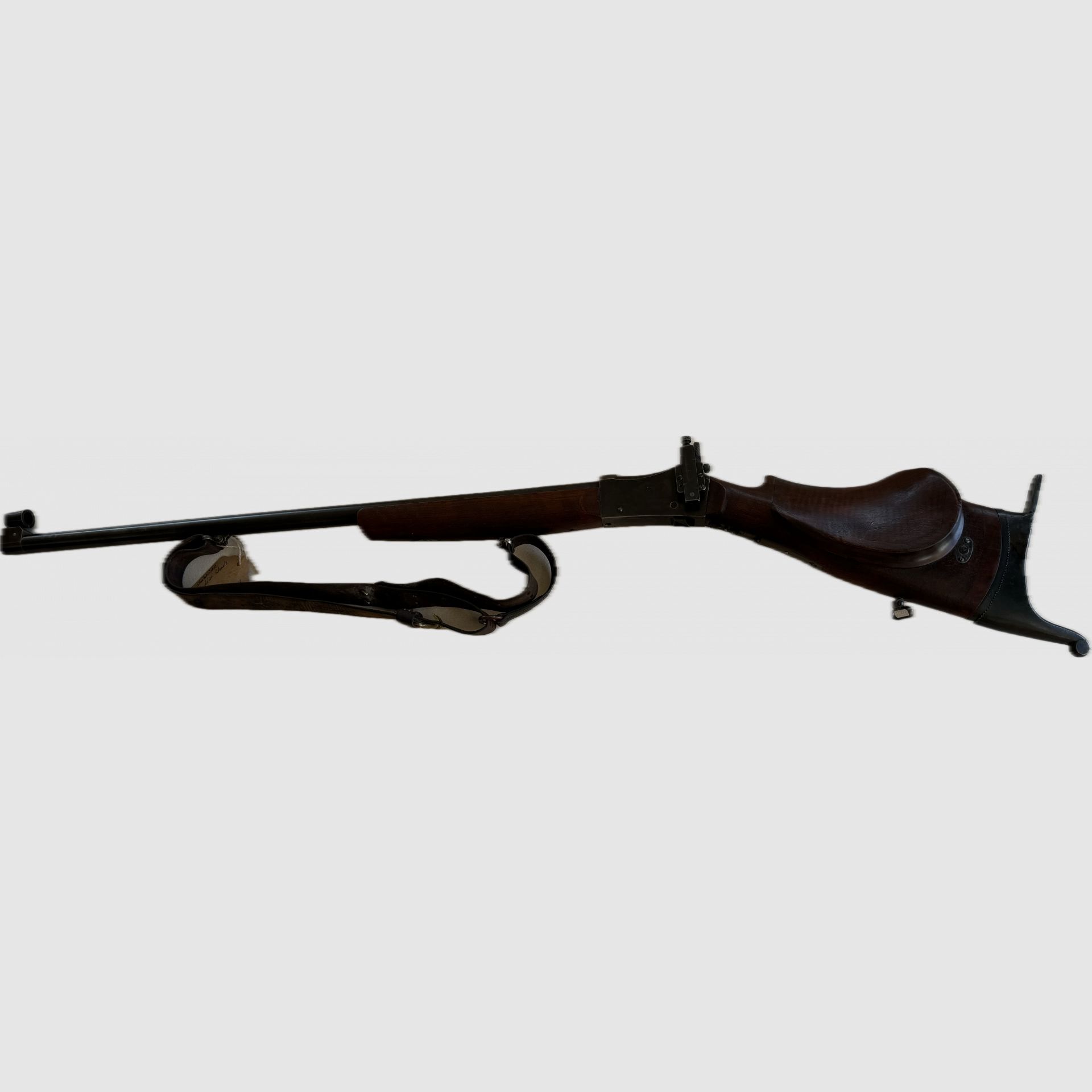 Swiss disc rifle JoH. Gysi Interlaken in caliber .22 LR with falling block action