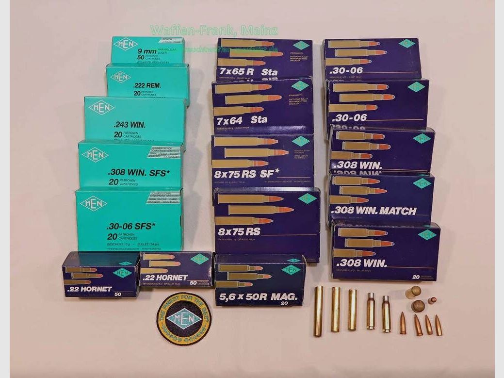 MEN-Metallwerke Elisenhütte Dekomaterial Munition