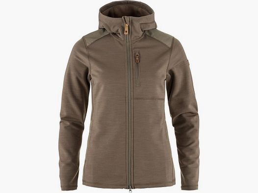 Fjällräven Keb Fleece Hoodie W Suede Brown