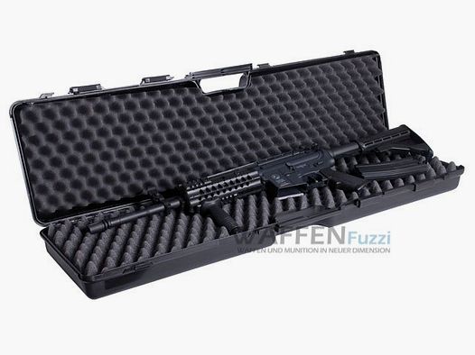 Rifle case for long guns up to 92 cm with lock mechanism