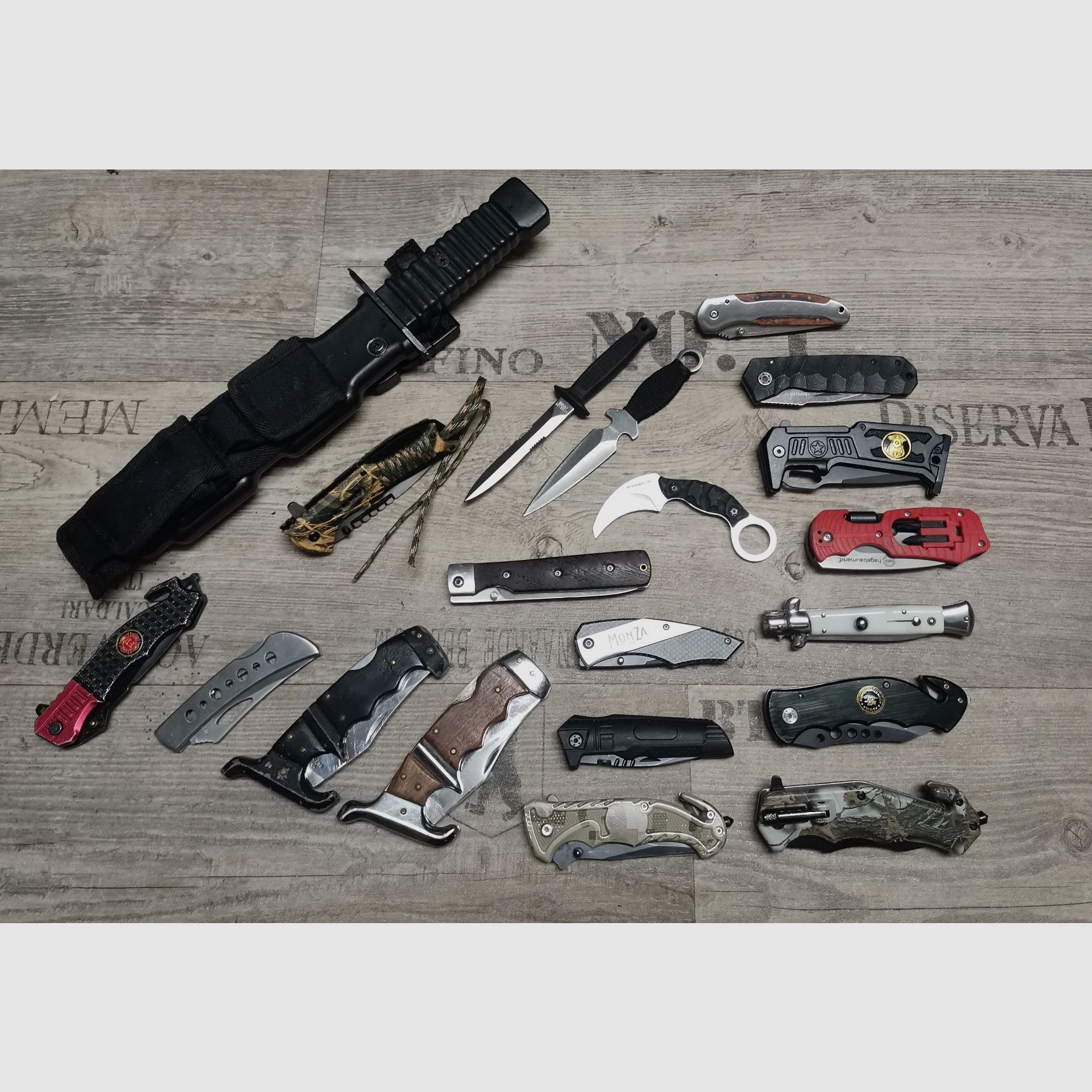 Haller Walther Böker Herbertz etc. Messer Konvolut Einhandmesser Springmesser Karambit Dolch 