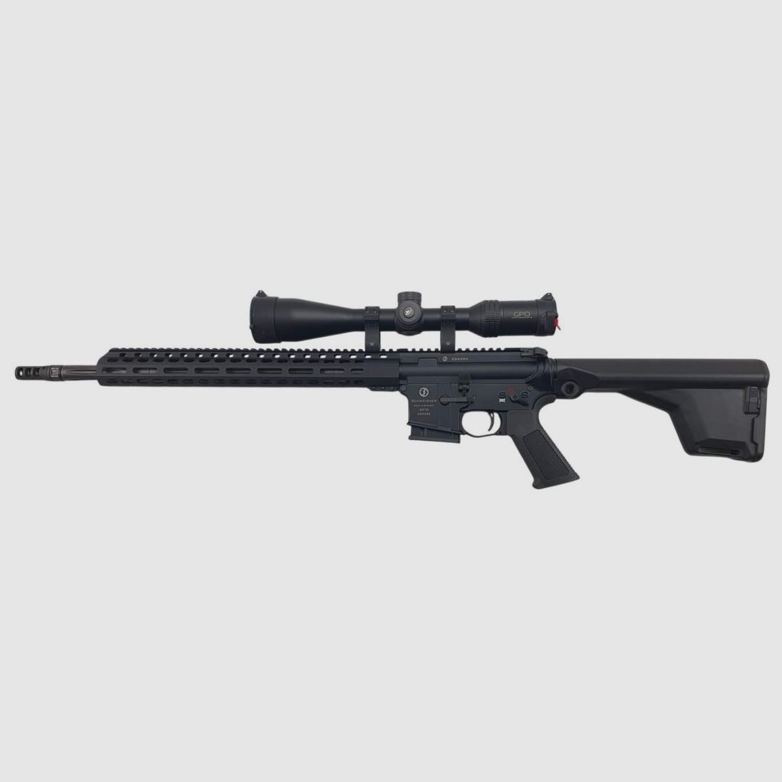 FERIA DE OCASIÓN - CARABINA LINEAL SCHMEISSER AP15 CAL.222REM + TELÉSCOPICA GPO SPECTRA 4-16x50 + ACCESORIOS, imagen 1 de 8
