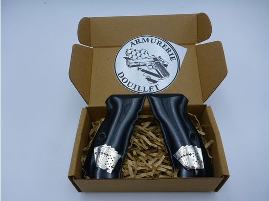 Plaquettes synthétique noire CZ 75-85-shadow 1 (CZ1-1)