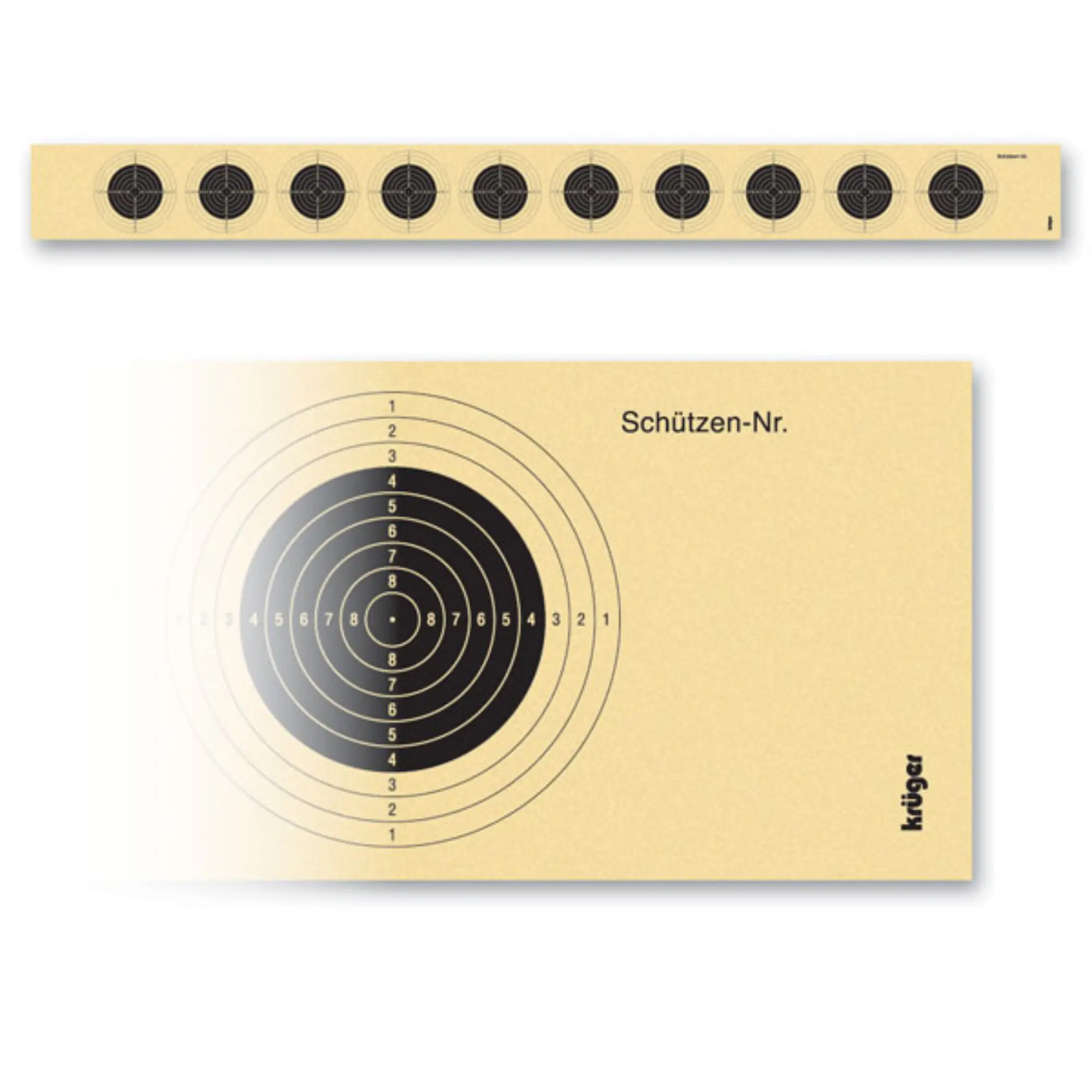 Target strips with 10 mirrors (250 pieces)