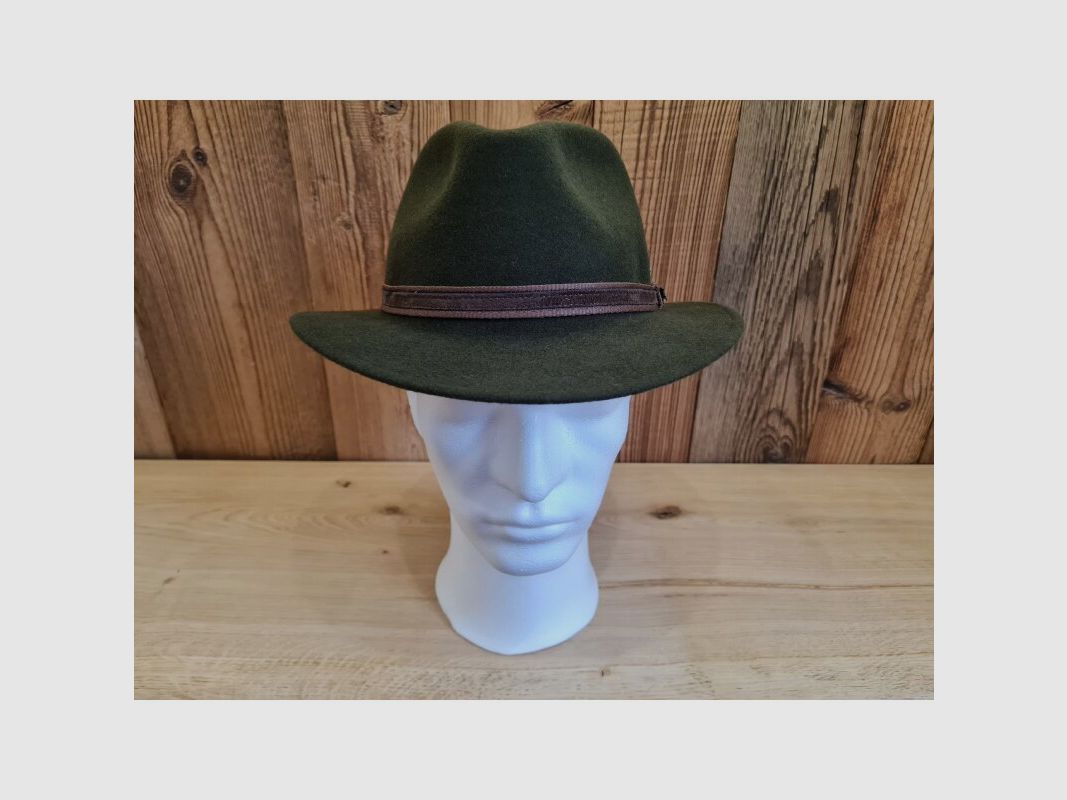 Olijfgroene rolhoed