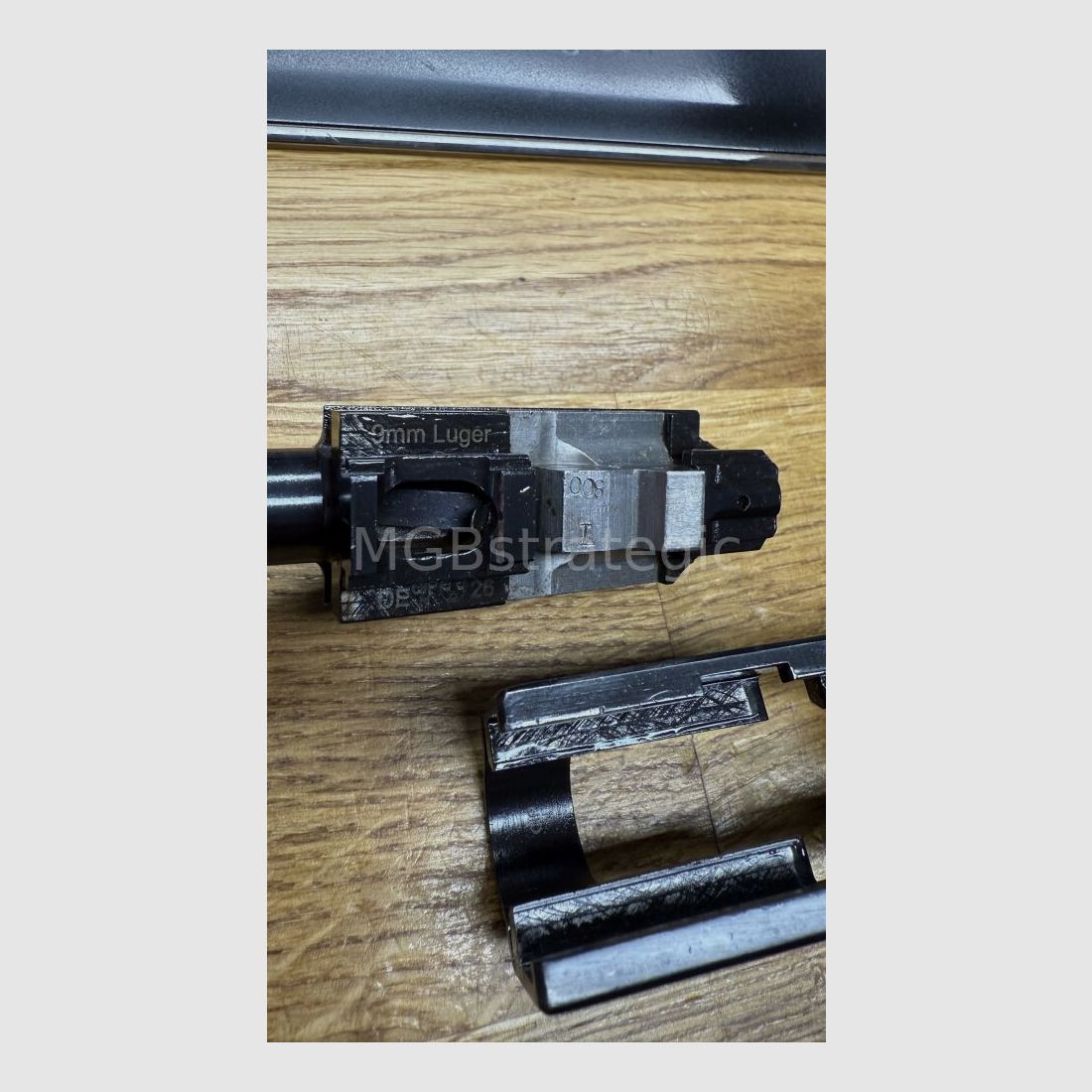 P 38 ac 43 - semi-automatic pistol 9mm Luger - Wehrmacht matching number - WaA acceptance / P38