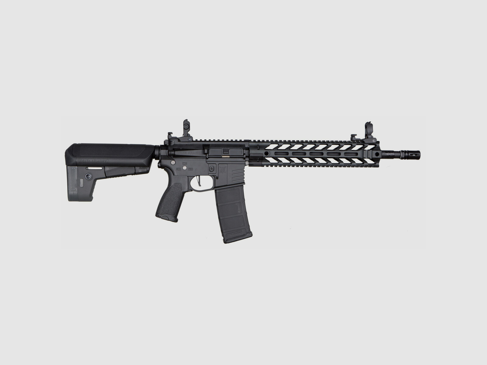 AR15 M-Lok Long BRAVO Delta Armory Schwarz S-AEG Airsoft Gewehr Frei ab 18 Jahren