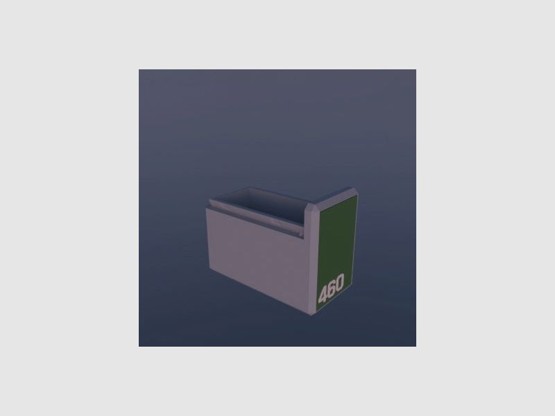 Filamelt Munitionsbox / .460 S&W Magnum / ‘Schiebedeckel’ / Patronenbox, Ammo Box