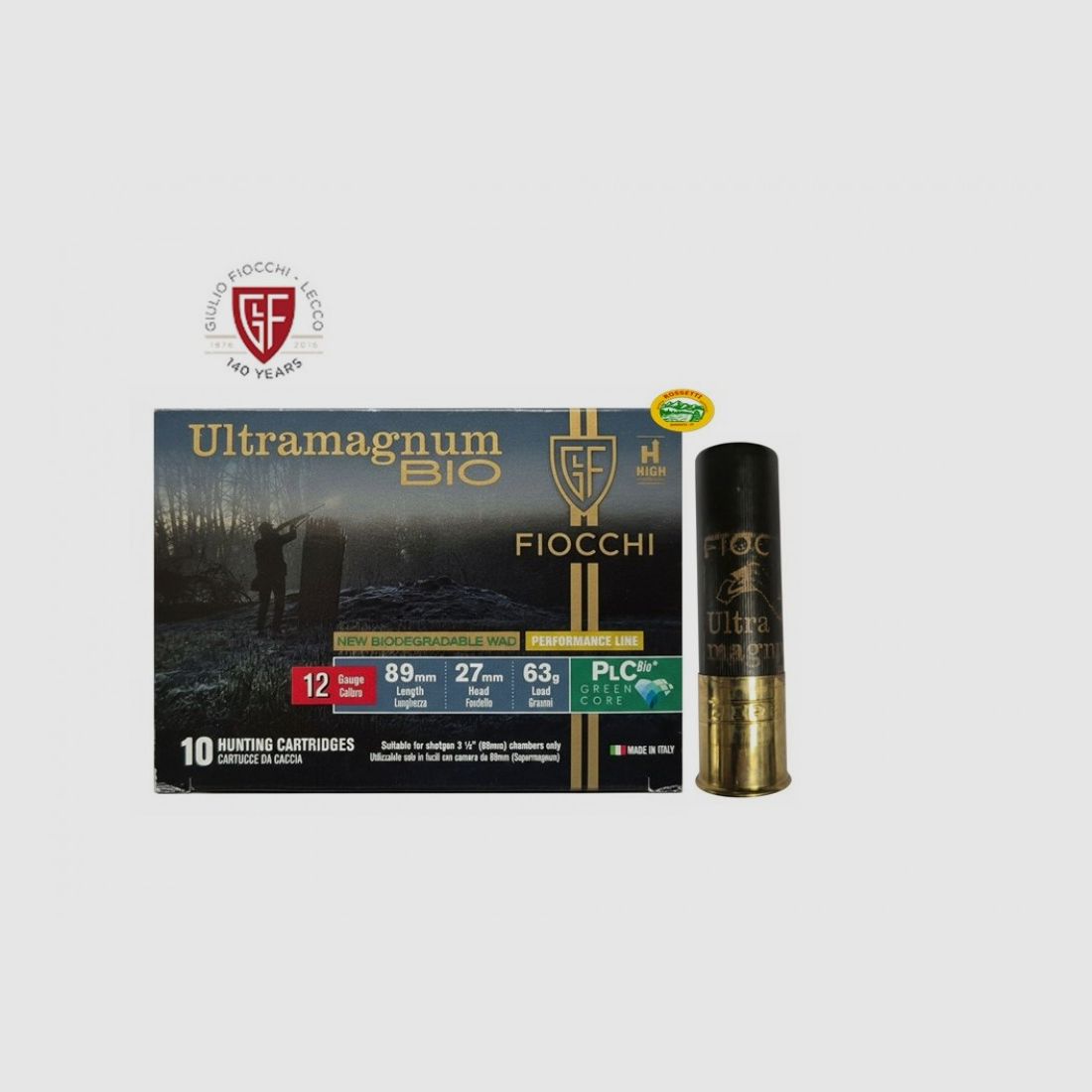 FIOCCHI Patronen Ultramagnum Bio Kal.12 gr.63 pb.4